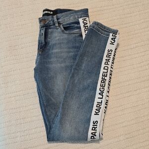 Karl Lagerfeld Denim Jeans with Logo Detail